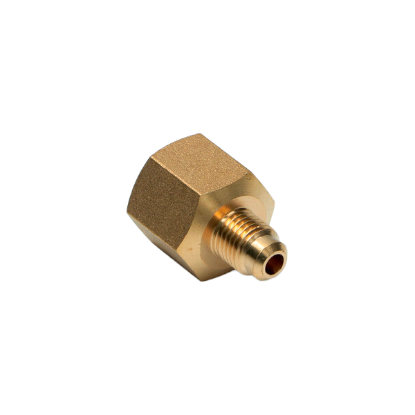 Flare Union Reducer 3/8F - 1/4M SAE Brass